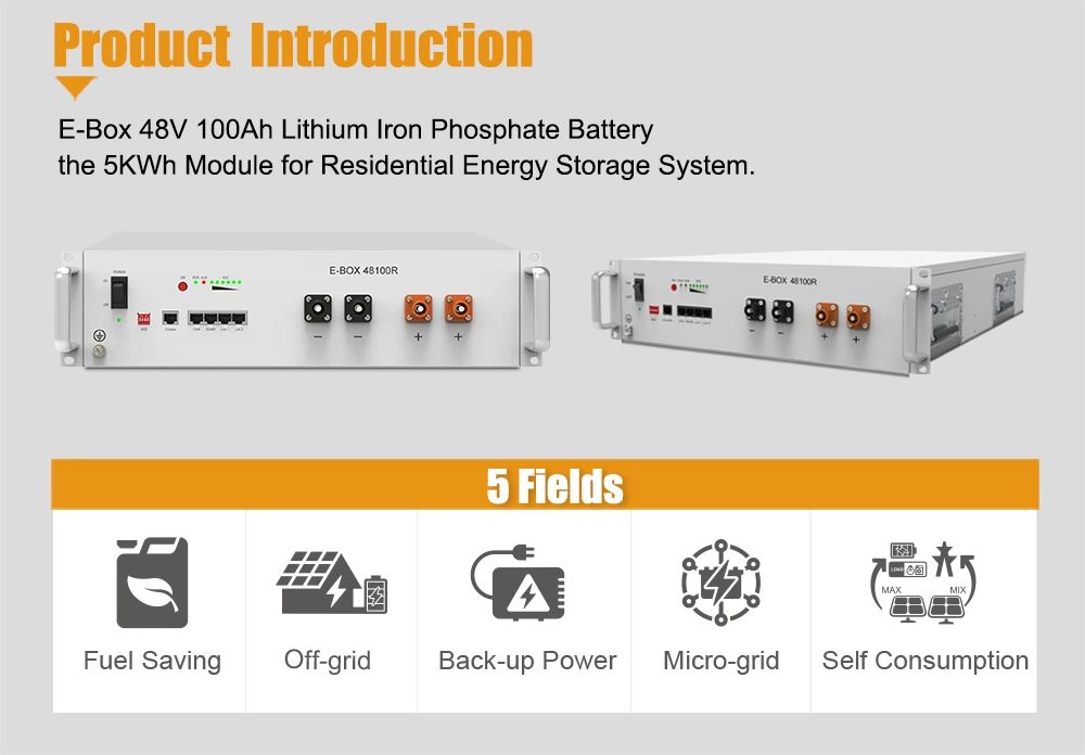 Pytes Factory Big Capacity Solar Batteries Lithium Iron 48 Volts 50ah 100ah