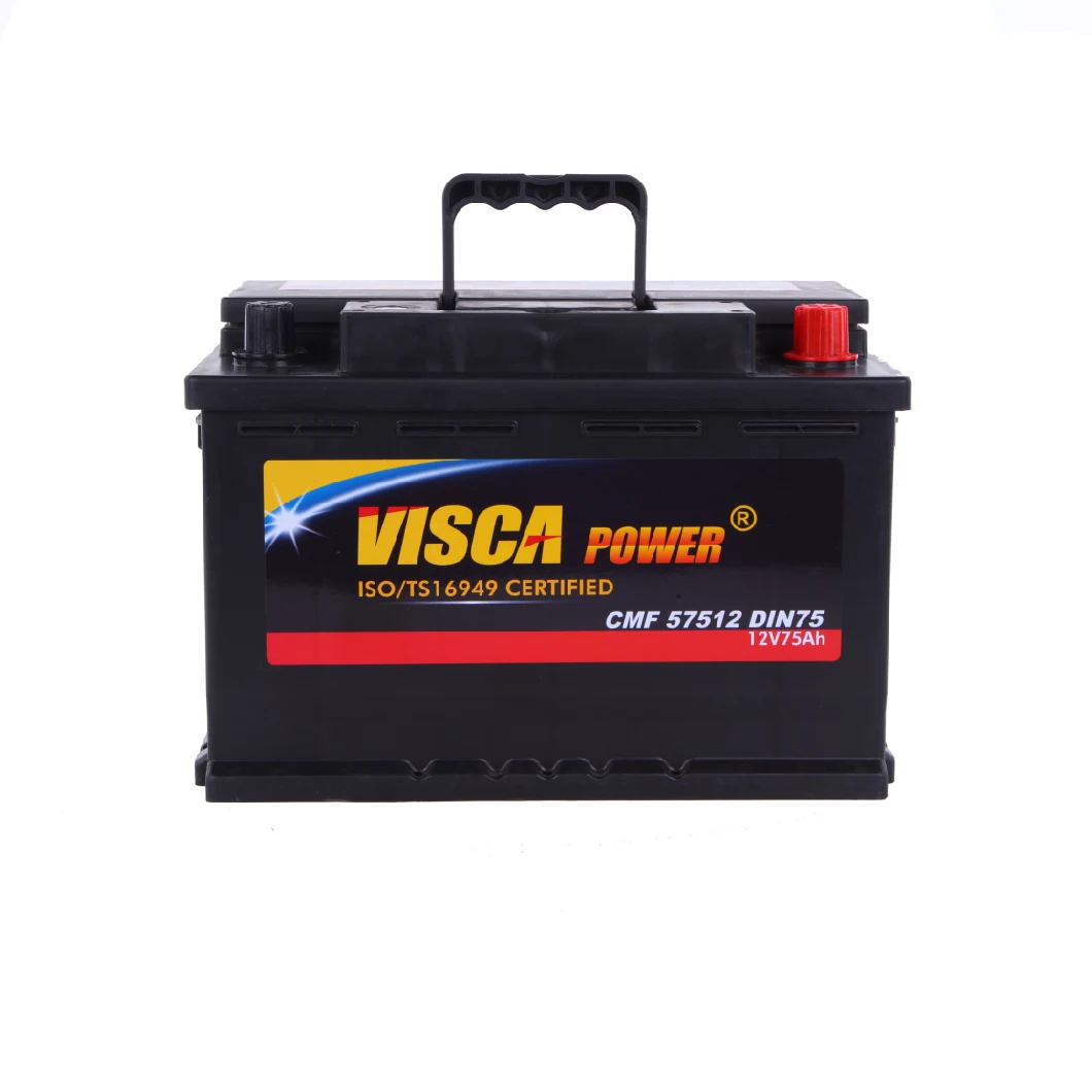 Visca Power DIN75 Mf 12V Automotive Lead Acid Auto Car Battery