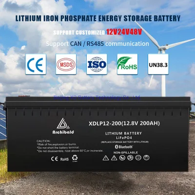 New 12V 200ah Smart LiFePO4 Lithium LFP Battery W/Bluetooth Deep Cycle BMS