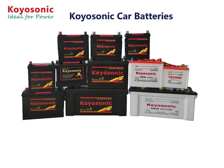 Sealed Maintenance Free Nx120-7-Mf Car Battery 12V 80ah Wet Cell Battery