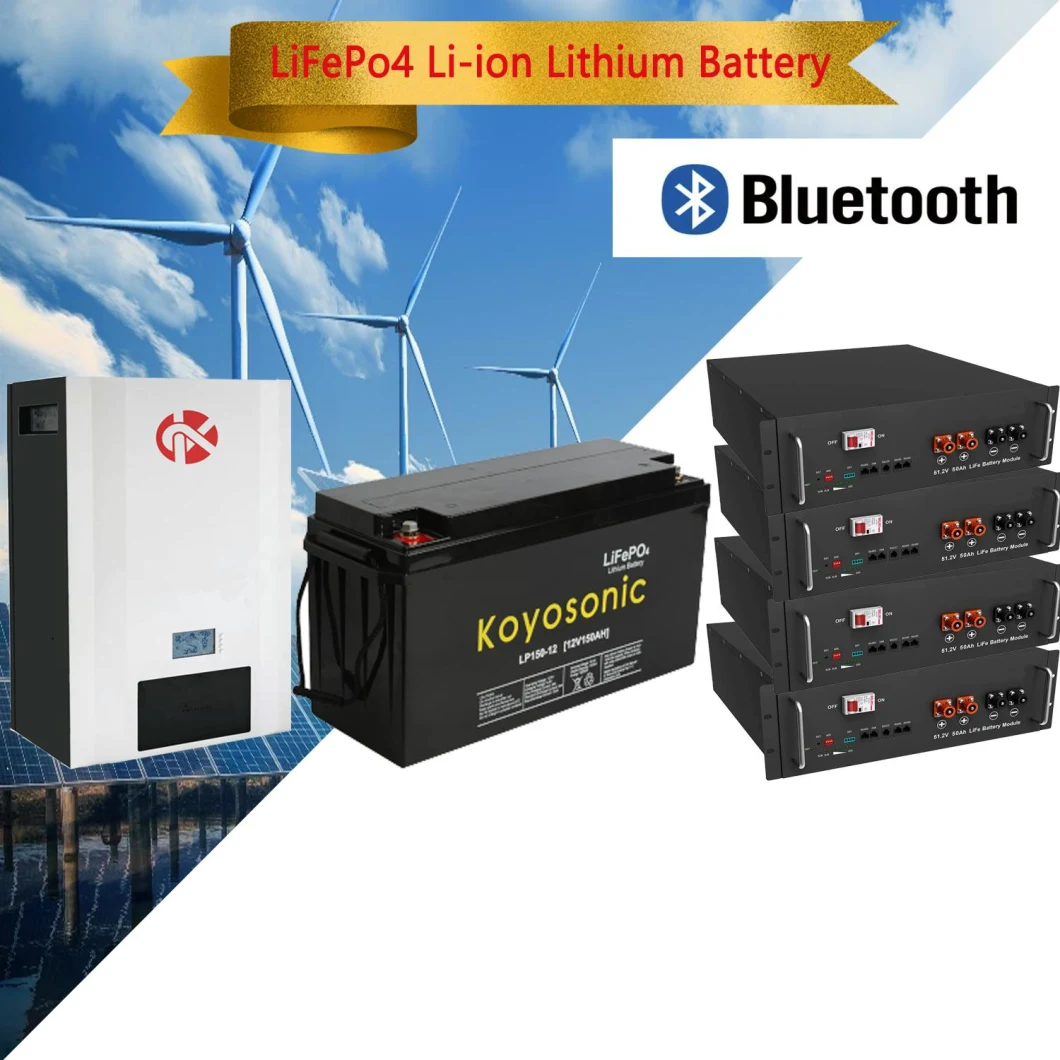 Solar Battery All Kinds AGM Gel LiFePO4 with Wholesale Price