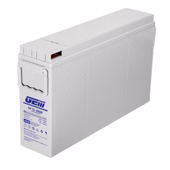 12V200ah AGM Gel Front Terminal Deep Cycle Solar UPS Battery for Telecom