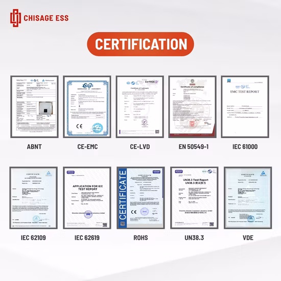 Power Supply Ess Solar Energy Storage System LiFePO4 Lithium Battery Pack
