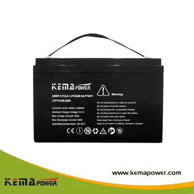 Kemapower 12.8V 100ah LiFePO4 Battery for 12V System with BMS System and Cell Equalizer Inside Lithium Battery